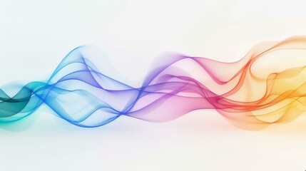 Colorful Abstract Wave Pattern