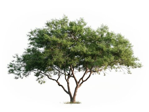 Tree isolated on white background high resolution for graphic decoration design parter.
