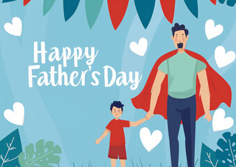 Ilustración día del padre. 