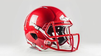 Fototapeta premium New football helmet design could save lives, The new American football helmet is designed to be lighter and more aerodynamic.