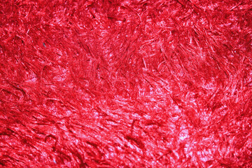 The Red fur texture. Abstract background of Red.