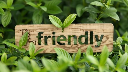 Green Eco friendly icon or Eco recycling sign illustration