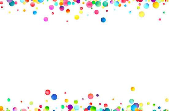 Multicolored Bubble Border