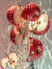 apples in watersplash