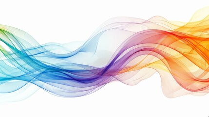 Colorful Abstract Wave Pattern