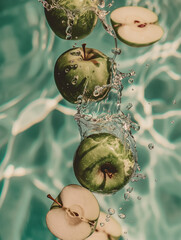 apples in water