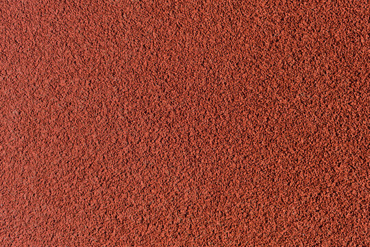 Red treadmill at the sports stadium