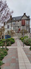 houses in Rouen, travel in Normandy, France