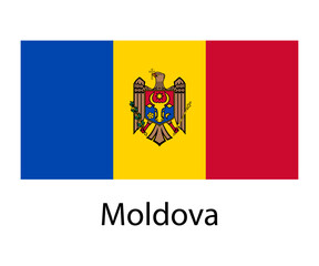 Flag of Moldova 1:2