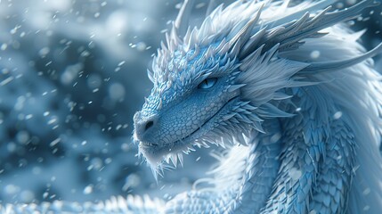Mythological Dragon in Stunning 32k UHD Resolution
