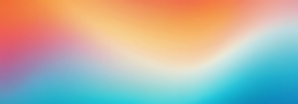 Colorful gradient banner background wallpaper with noise effects