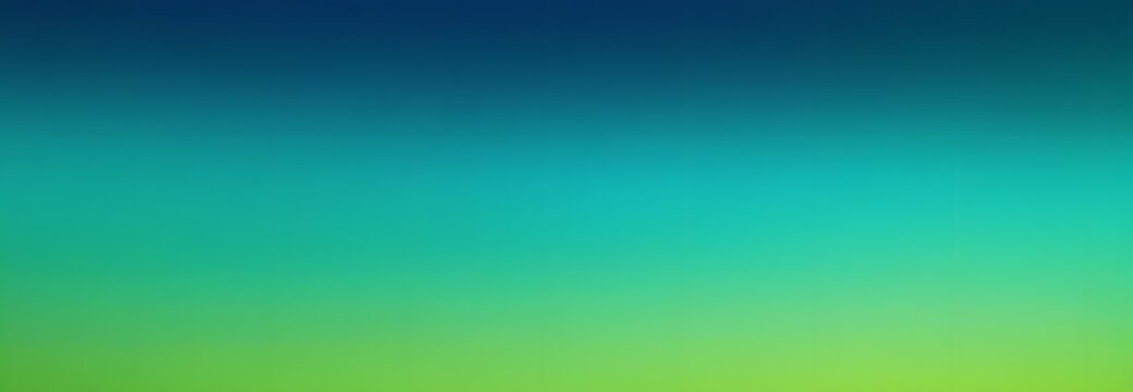 Gradual blur seamless grainy gradient background blue and neon green