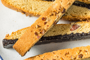 Chocolate and Almond Biscotti Pastry