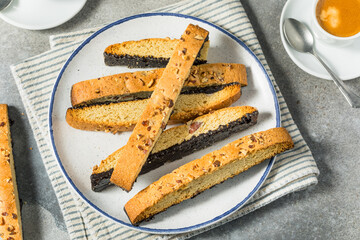 Chocolate and Almond Biscotti Pastry