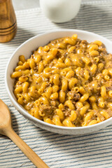 Homemade Chili Mac and Cheese Bake