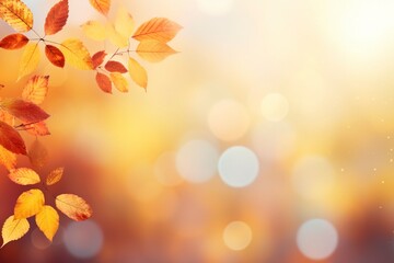 autumn leaves background, generative ai