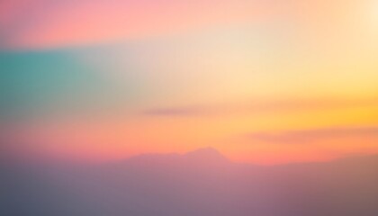 Obraz premium abstract warm pastel blurred grainy gradient background texture colorful digital grain noise