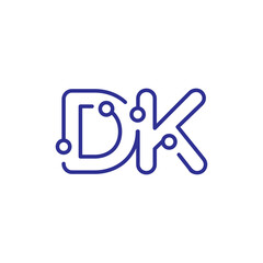 D and K Logo Design 001