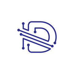 D  Letter Logo 005
