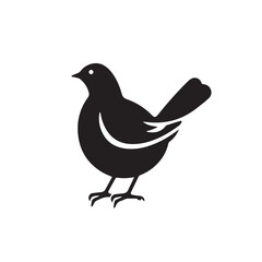 Pigeon in cartoon, doodle style . Image for t-shirt, web, mobile apps and ui. Isolated 2d vector illustration in logo, icon, sketch style, Eps 10, black and white. AI Generative