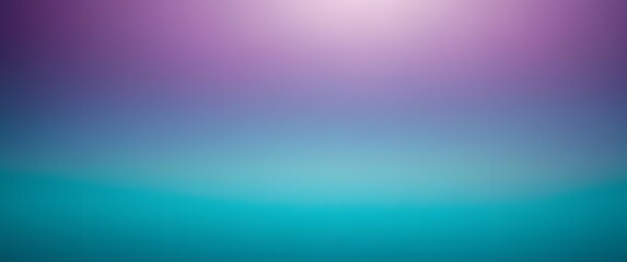 Obraz premium Turquoise and purple abstract gentle blurred grainy gradient background wallpaper