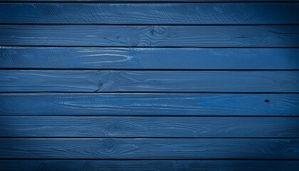 Fototapeta premium dark blue wood texture or background; empty template for your design