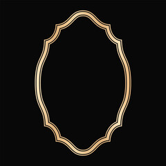 Decorative lines borders, Luxury design elements, Gold Frames Designs