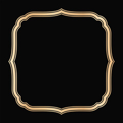 Decorative lines borders, Luxury design elements, Gold Frames Designs