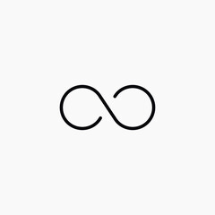 infinity eternity endless sign icon