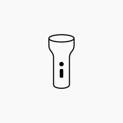 flashlight light lamp sign icon