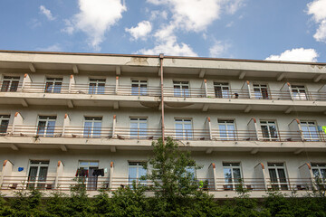 Accommodation for patients in spa resort in Sliac,Slovakia.Summer season.