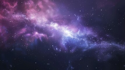 Fototapeta premium Cosmic Vista: Stars, Nebulae, and Galaxies in the Universe