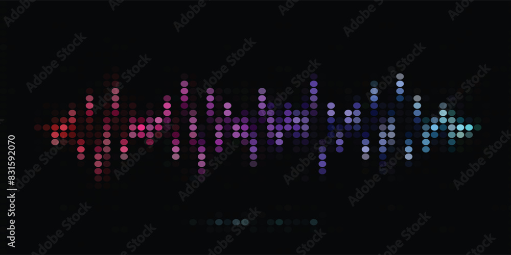 Poster Light colorful vector layout with circle shapes. Blurred decorative design in abstract style with bubbles. Template for your brand book.