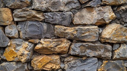 Background Stone,Rustic brick and stone wall with ample space for advertisements or promotional content.