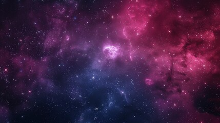 Galaxy Background: Nebula and Stars in Space