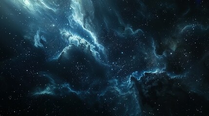 Galaxy Background: Nebula and Stars in Space