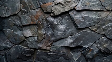 Background Stone,Close-up of slate tile with a large blank area for product placement or design elements.