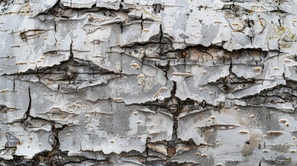 Close Up Shot of Birch Bark for a Textured Background The Bark s Surface as an Abstract Background