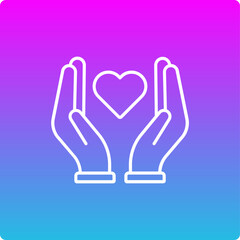 Fototapeta premium Charity Icon