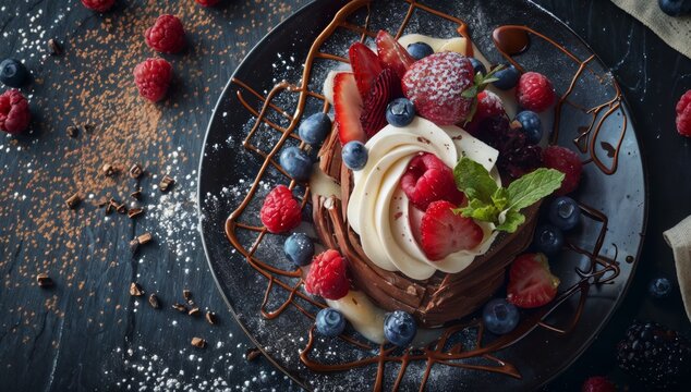 Dessert Bliss: The Perfect Moment with Zalabia on Your Plate