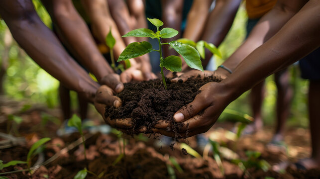 Pictures Of Africans Planting Trees