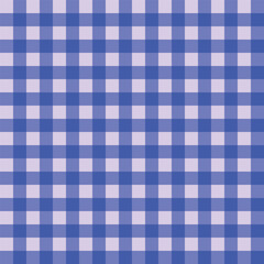 Cute fashion seamless pattern in style of picnic. Scottish tartan Vichy plaid graphic texture for fabric, wrapping paper, package, banner, card. Classic textile print imitation vector background.