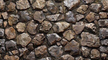 Background Stone,Rustic cobblestone street with a clear section for product displays or promotional content.