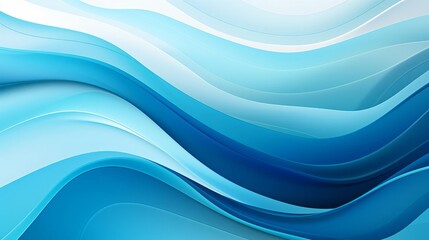Dynamic abstract wave pattern in shades of blue and turquoise