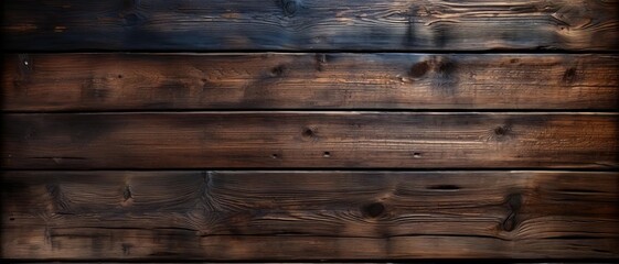 Dark weathered wooden texture with knots and imperfections