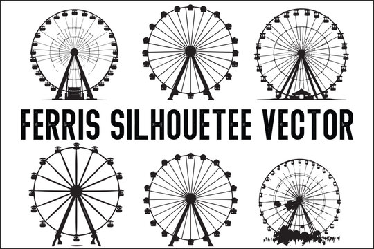 Ferris wheel,
Silhouette,
Vector,
Carnival,
Amusement park,
Entertainment,
Funfair,
Skyline,
Cityscape,
Landmark,
Icon,
Tourism,
Travel,
Nightlife,
Leisure,
Adventure,
Skyline,
Graphic design,
Urban,
