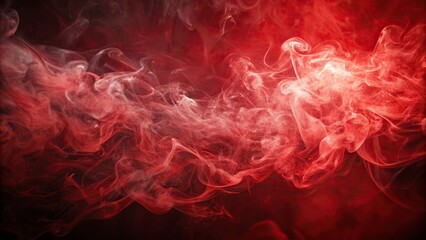 Minimalistic red backdrop with ethereal smoke patterns, perfect for digital projects