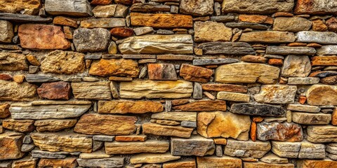 Abstract stone wall texture with weathered and aged look
