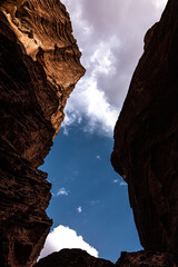 Xinjiang rock canyon