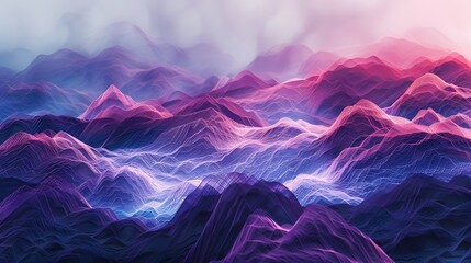 Abstract Mountain Aesthetic Backgrounds Landscapes

